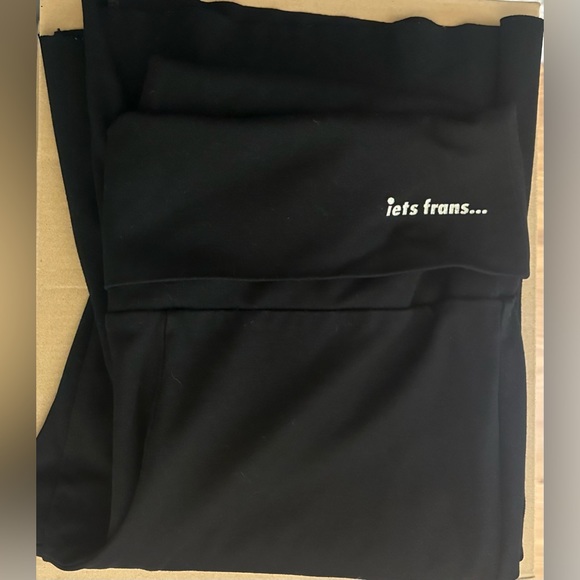 iets Frans flared yoga pants with gold over waistband good used condition 💖 - Picture 7 of 7